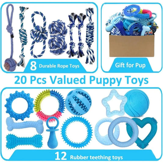 20 Pack Puppy Chew Toys