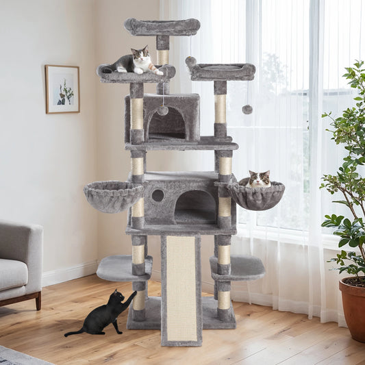 68-Inch Multi-Level Cat Tree Tower