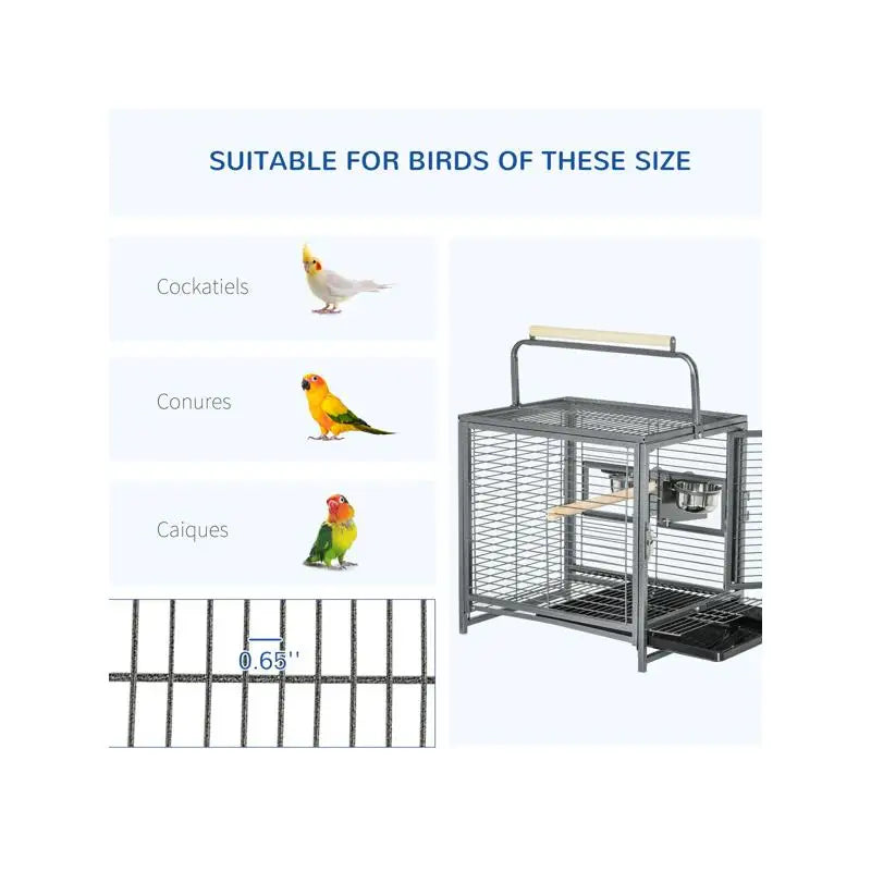 Bird Cage for Parrots & Small Birds