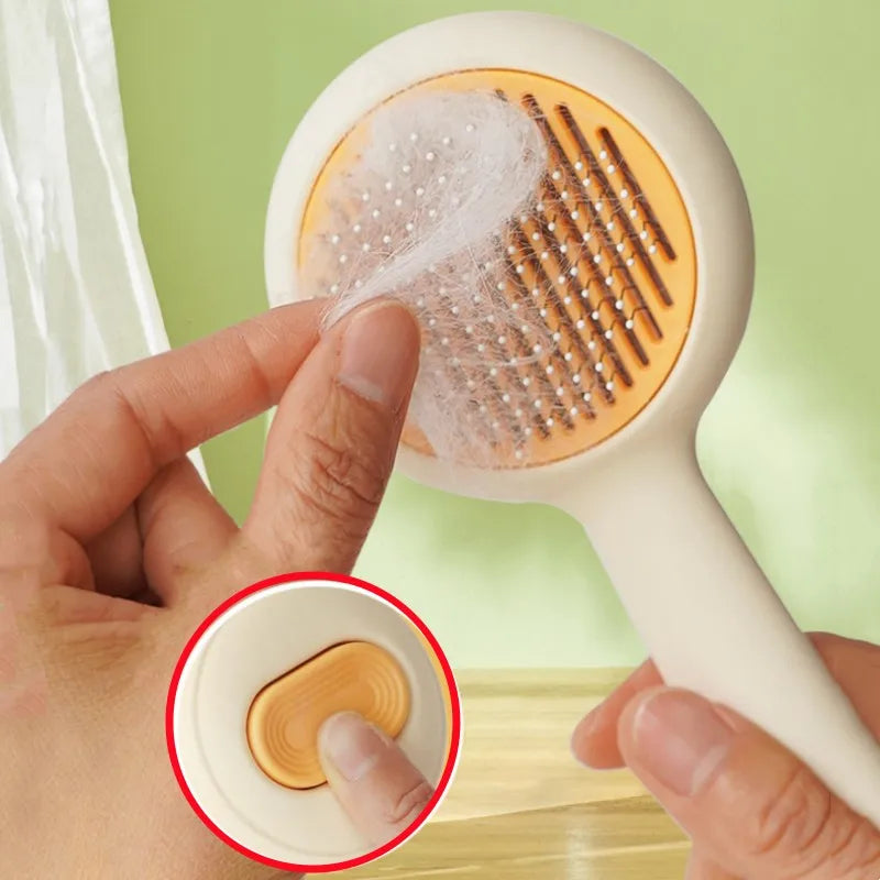 Cat Brush Self-cleaning Pet Hair Remover