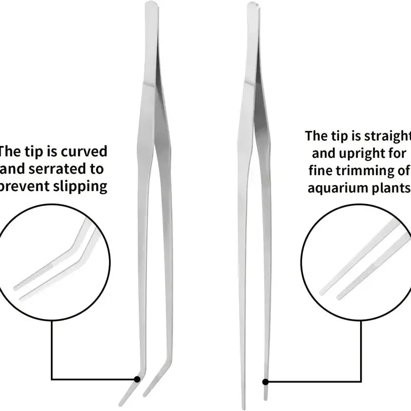 38cm Stainless Steel Aquarium Tweezers Pliers Fish