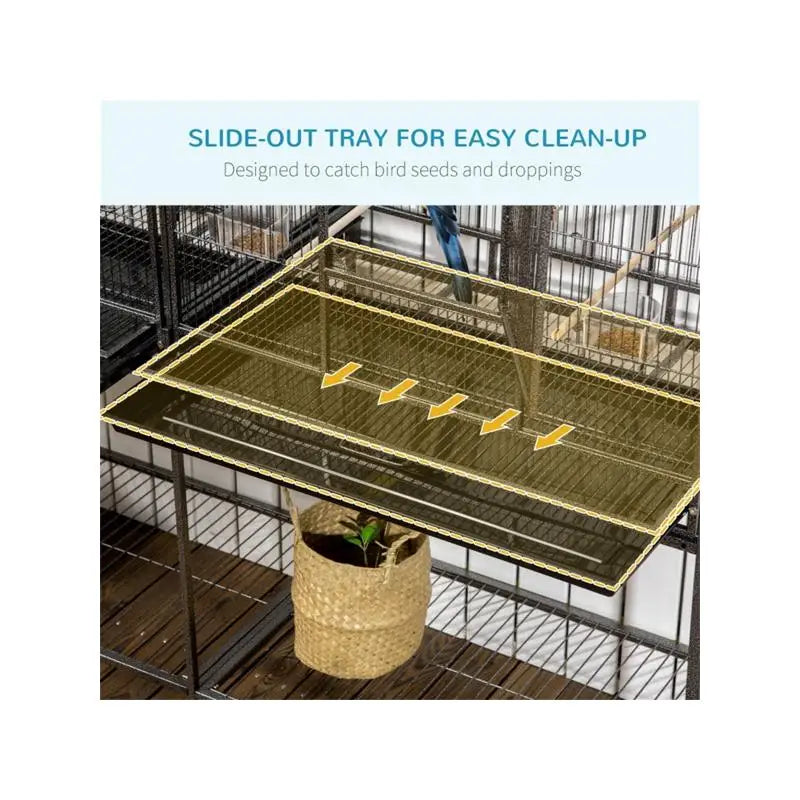 Bird Cage For Parrots, Finches, Canaries