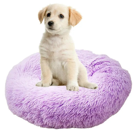 Soft Plush Heated Pet Beds