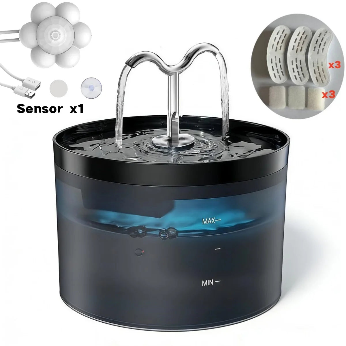 2.1L Automatic Pet Water Fountain Indoor