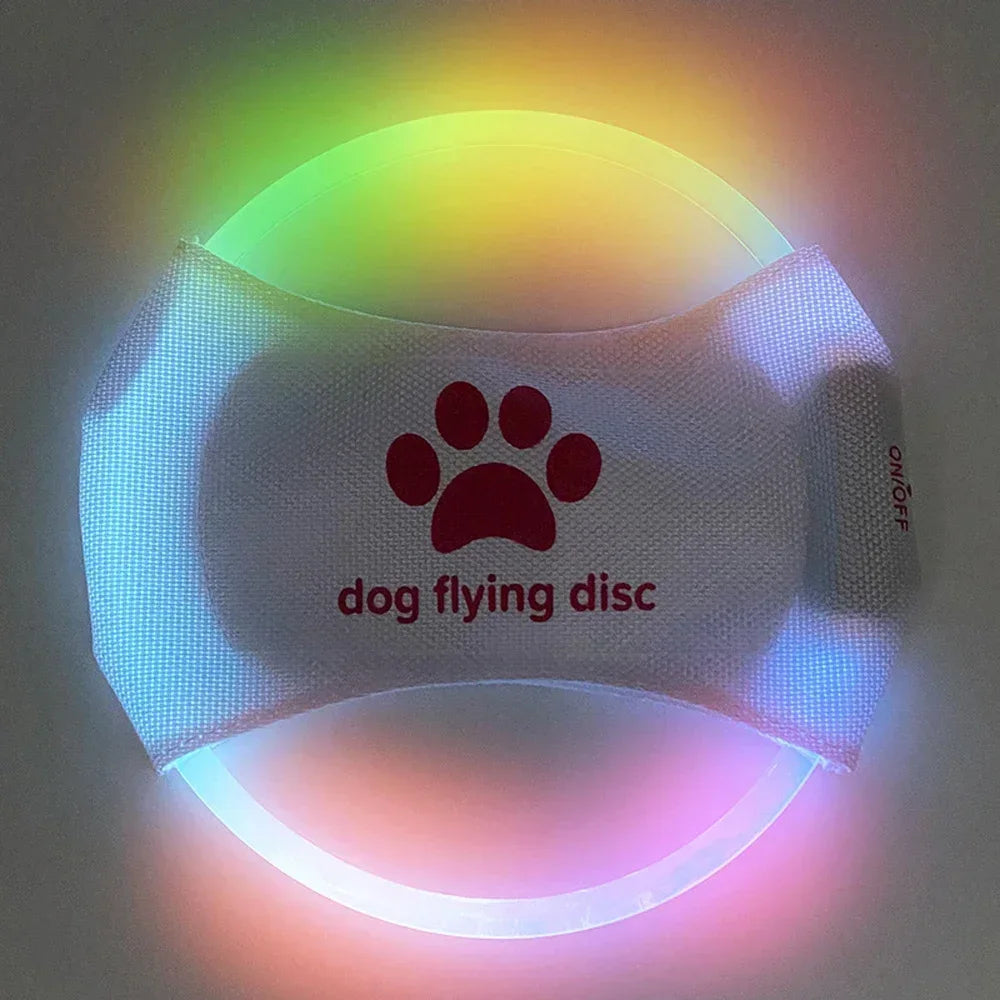 Dog Flying Discs 3 Modes Light Glowing LED