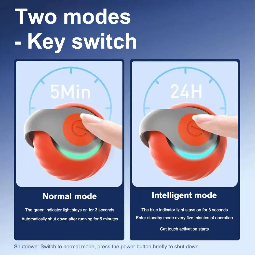 Automatic Moving Cat Toy Ball Smart Toys