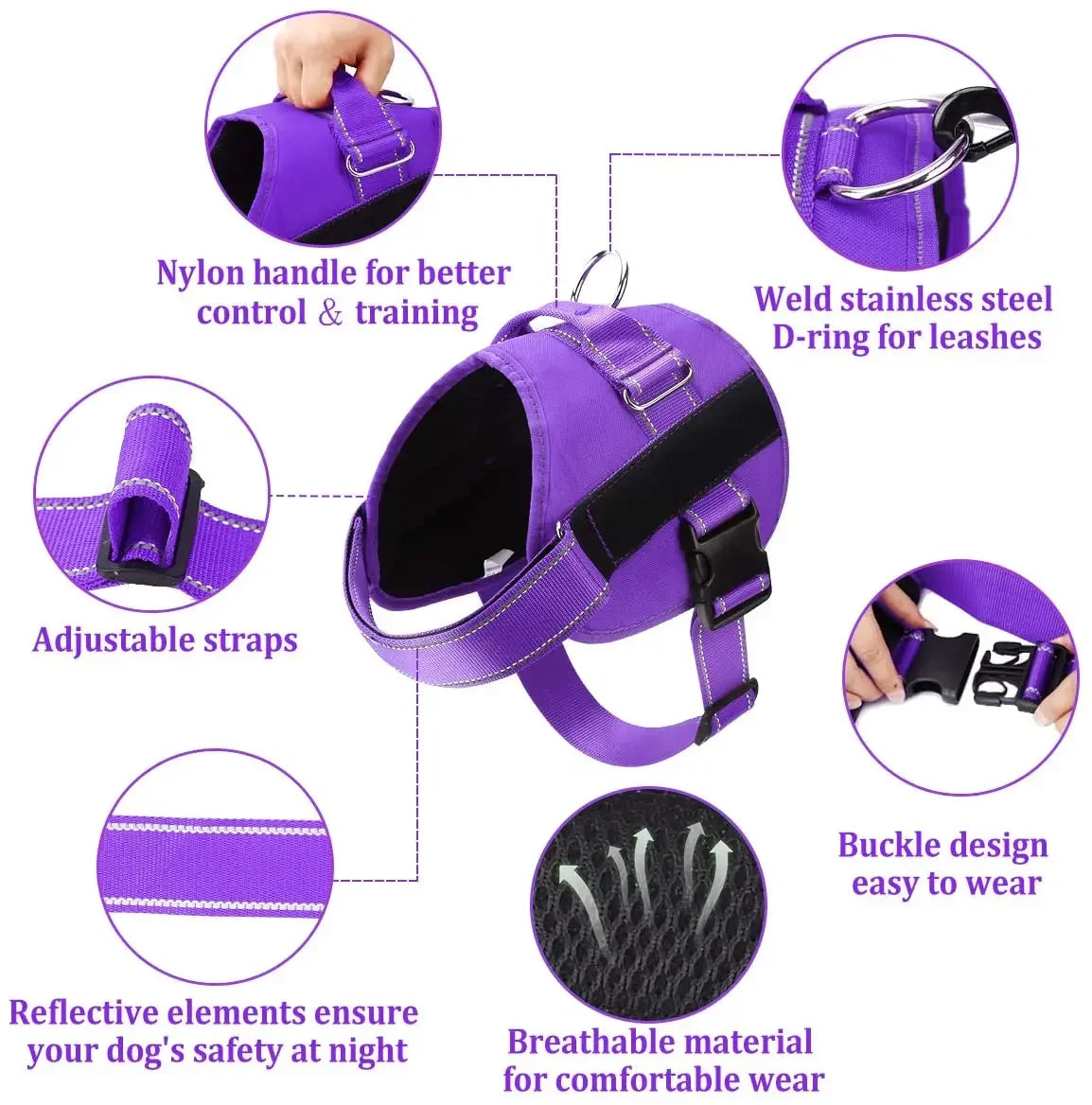 Adjustable Service Dog Harness