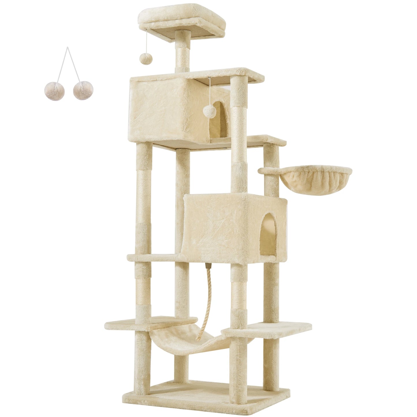 JHK Cat Tree Tower 66 Inch Climbing Tower