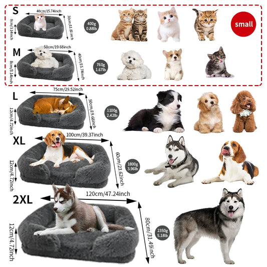 Thickened orthopedic dog bed