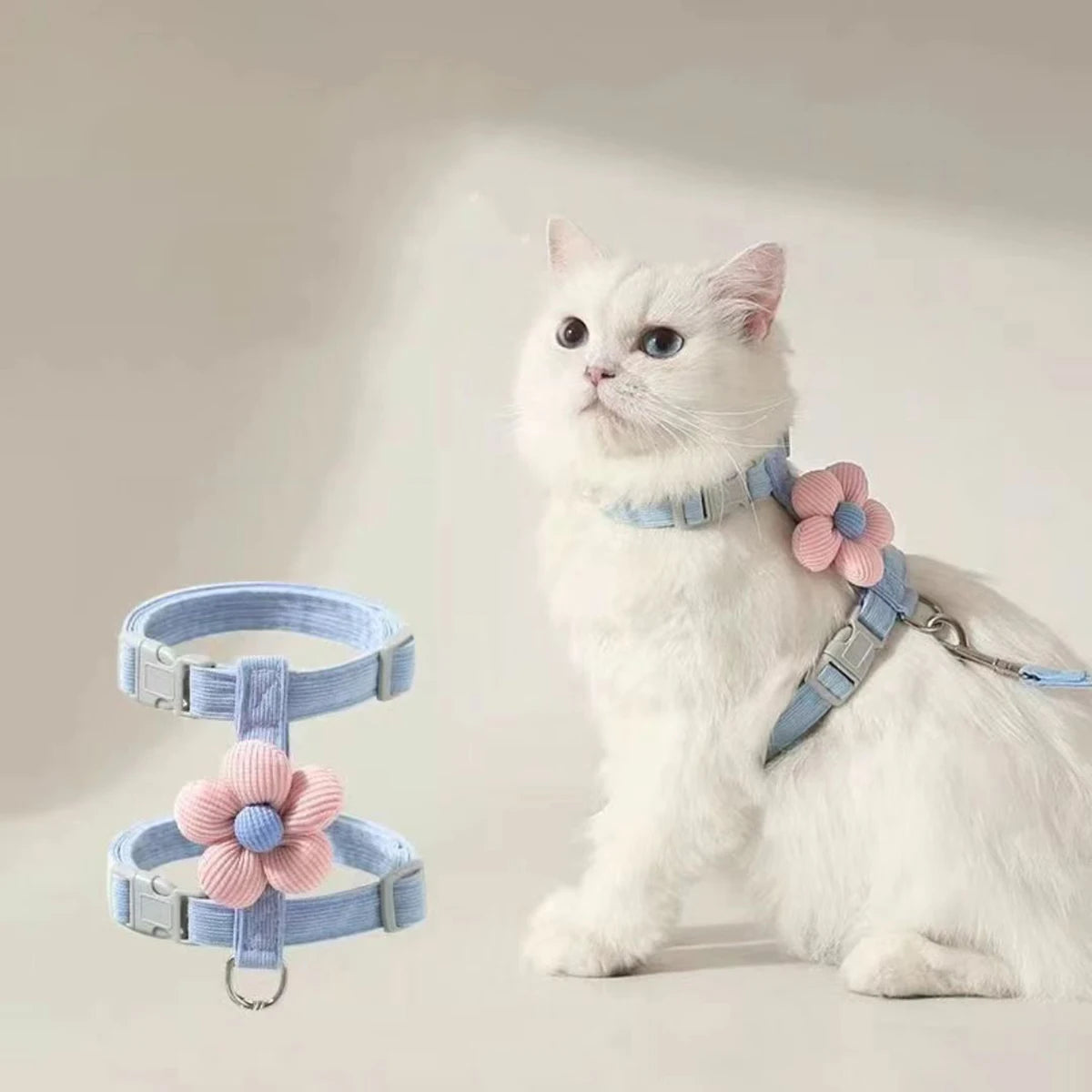 Cat and Dog Harness and Leash