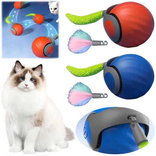 Automatic Moving Cat Toy Ball Smart Toys