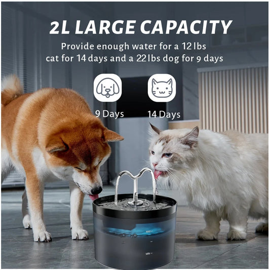 2.1L Automatic Pet Water Fountain Indoor
