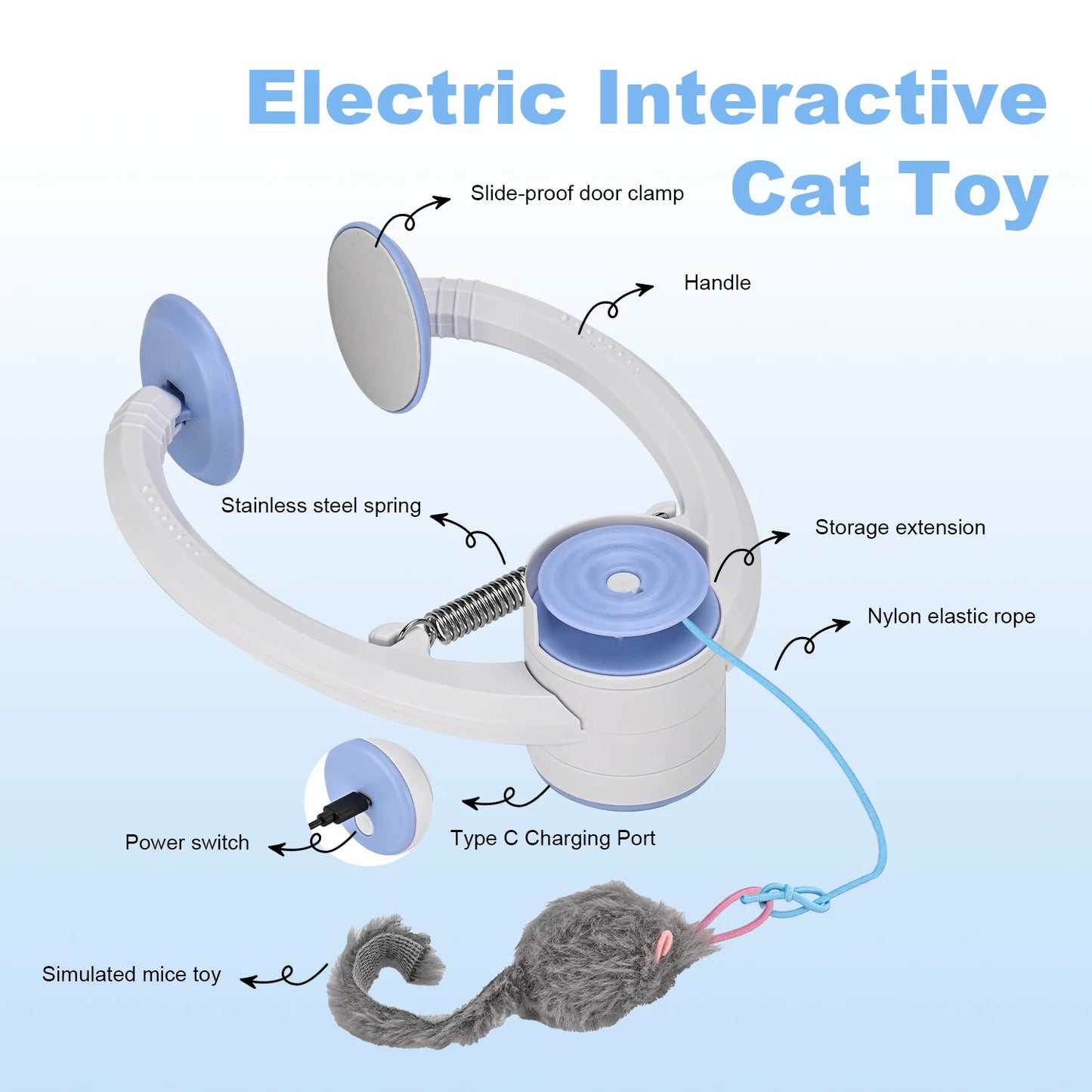 Electric Door Hanging Cat Toy