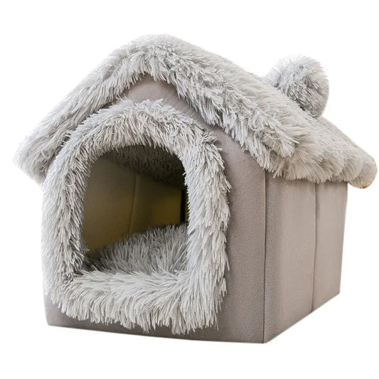 Soft Comfortable Puppy House Removable Dog Bed