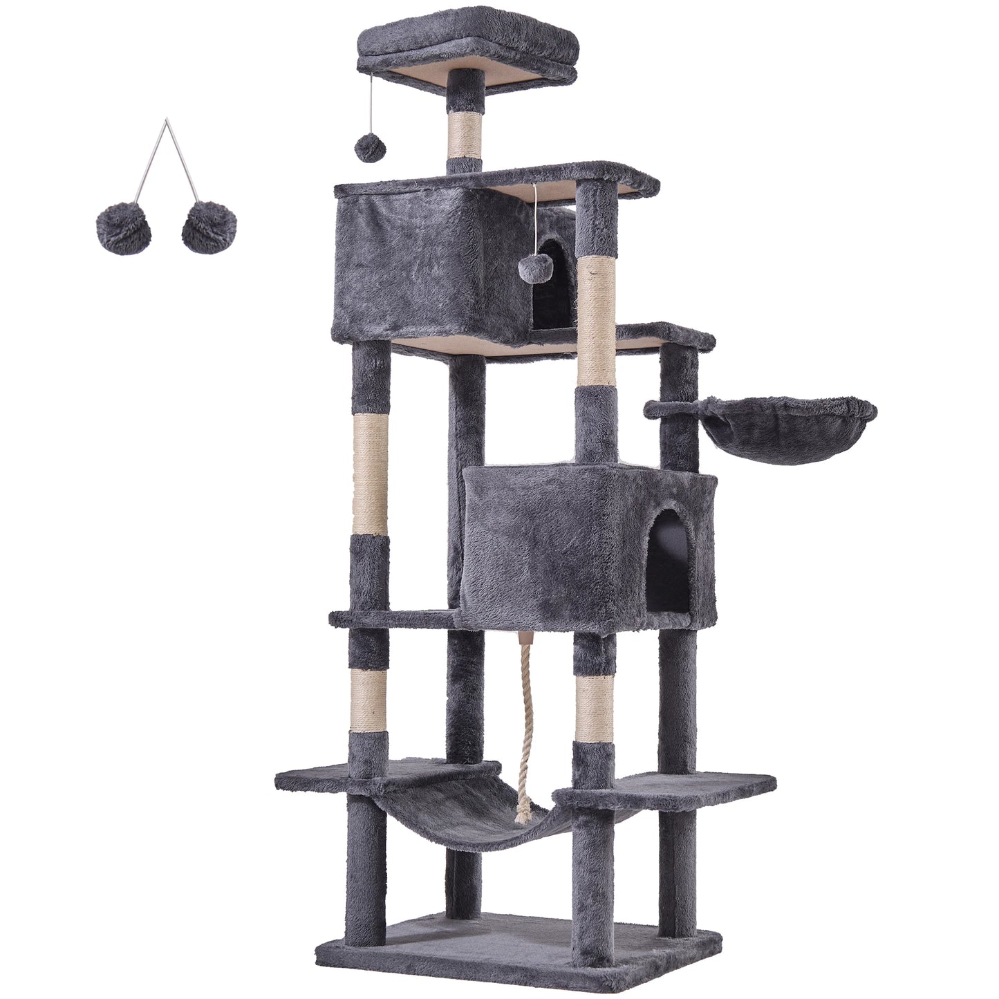 JHK Cat Tree Tower 66 Inch Climbing Tower