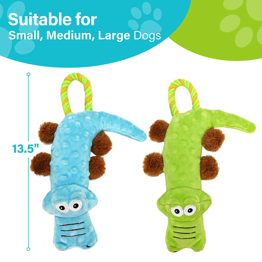 Squeaky Toy, 2 Pack, Tug of War