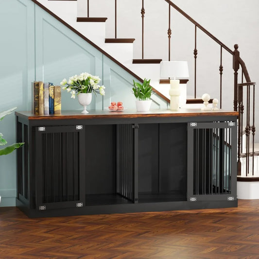 71" Dog  Kennel Furniture,