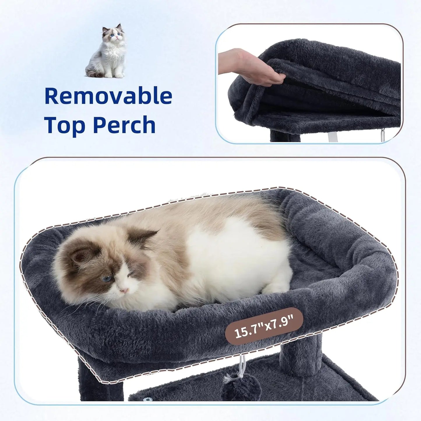 43.3 Inch Cat Tree Tower
