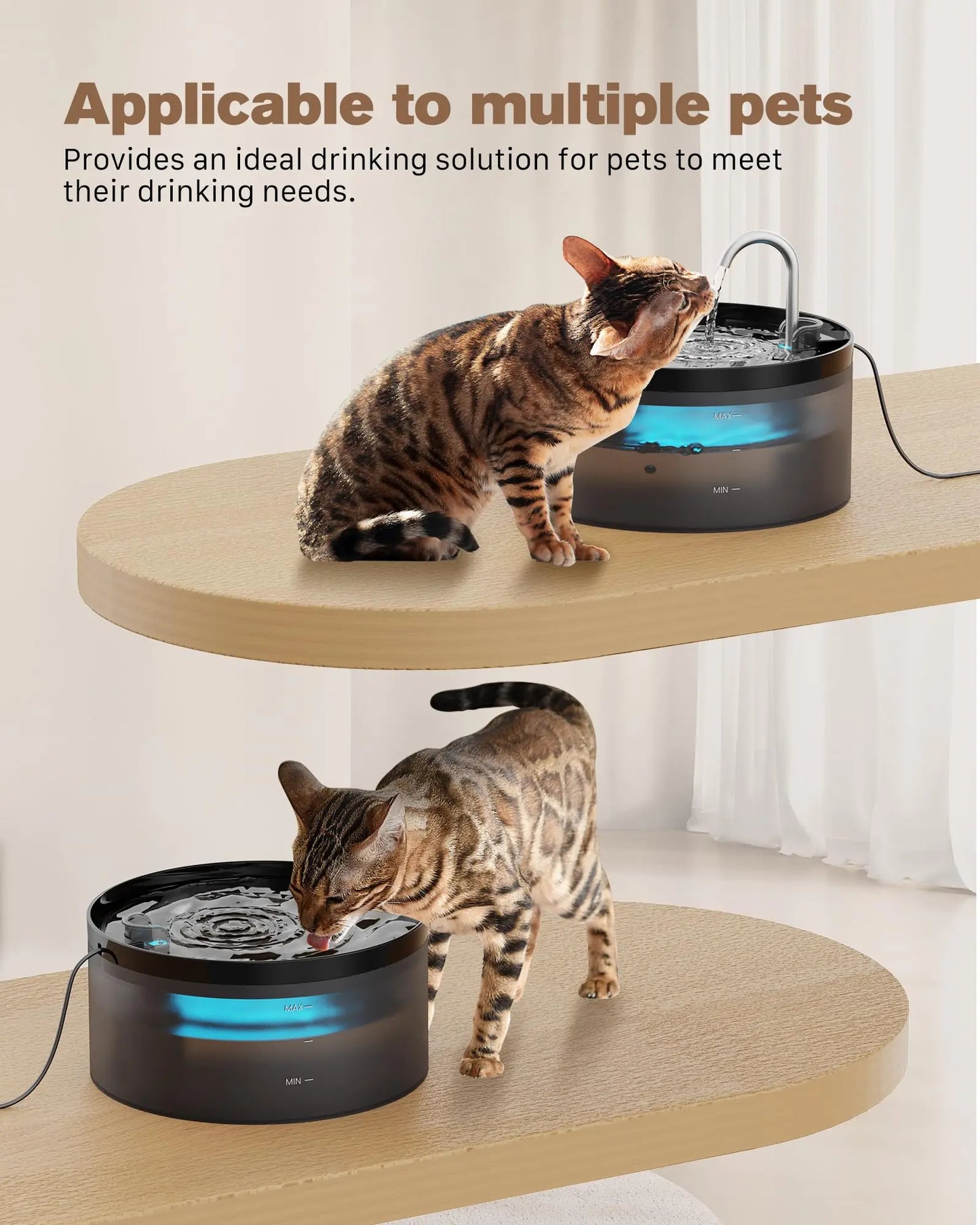 2.1L Automatic Pet Water Fountain Indoor