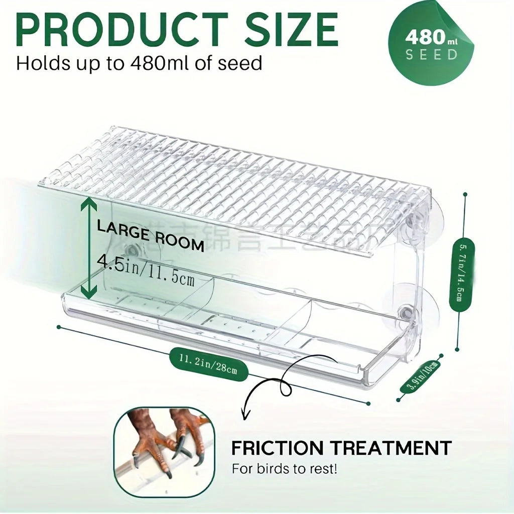 Large Window Bird Feeder