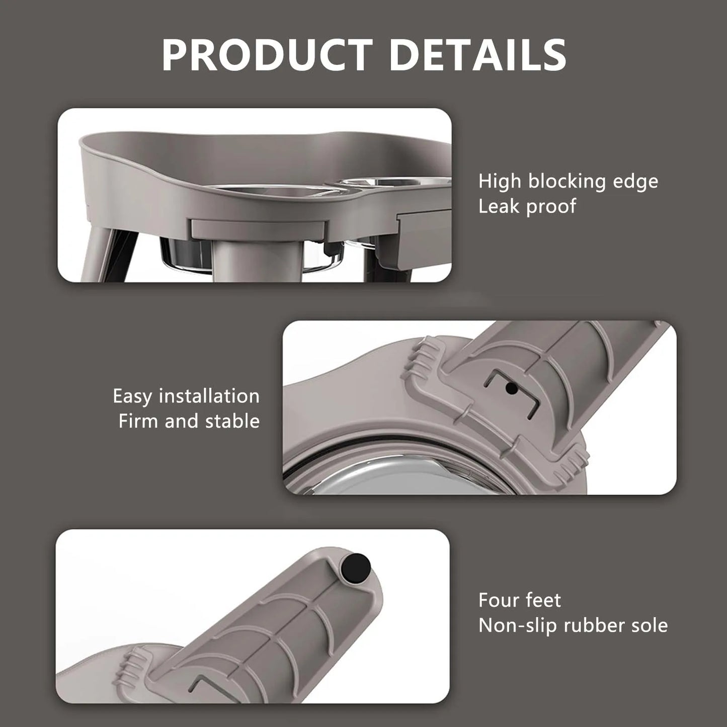 Raised Stand Elevated Dog Feeder