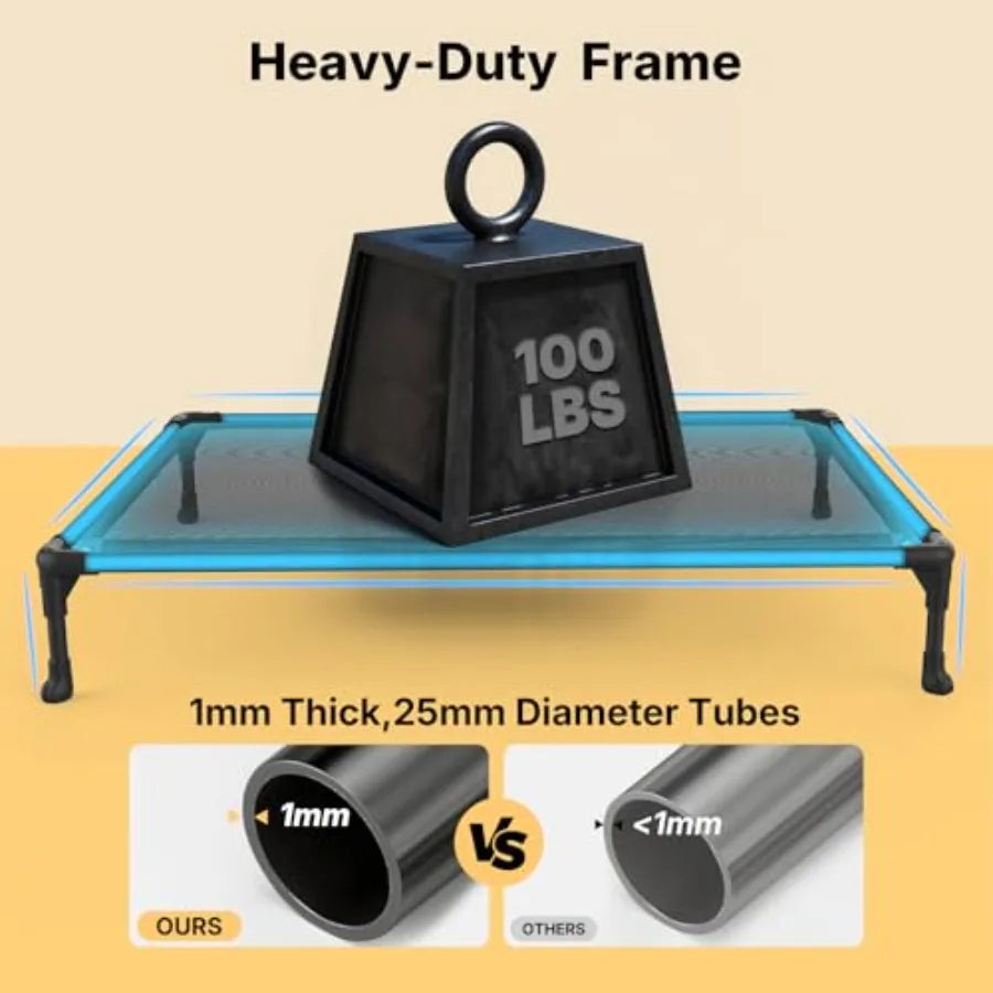 Outdoor Elevated Dog Bed for Large Dogs