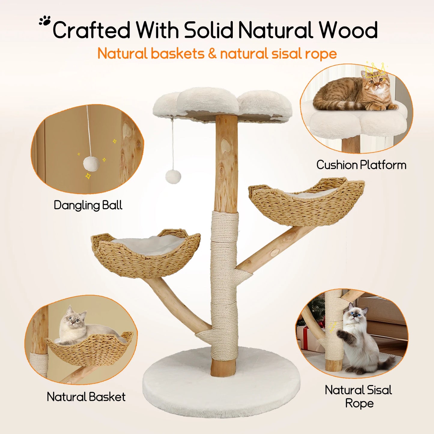 Bingopaw Cat Tree Tower Condo