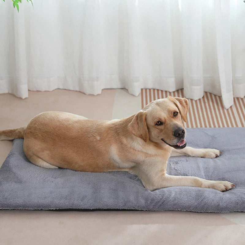 Short Plush Pet Heated Sleeping Mat