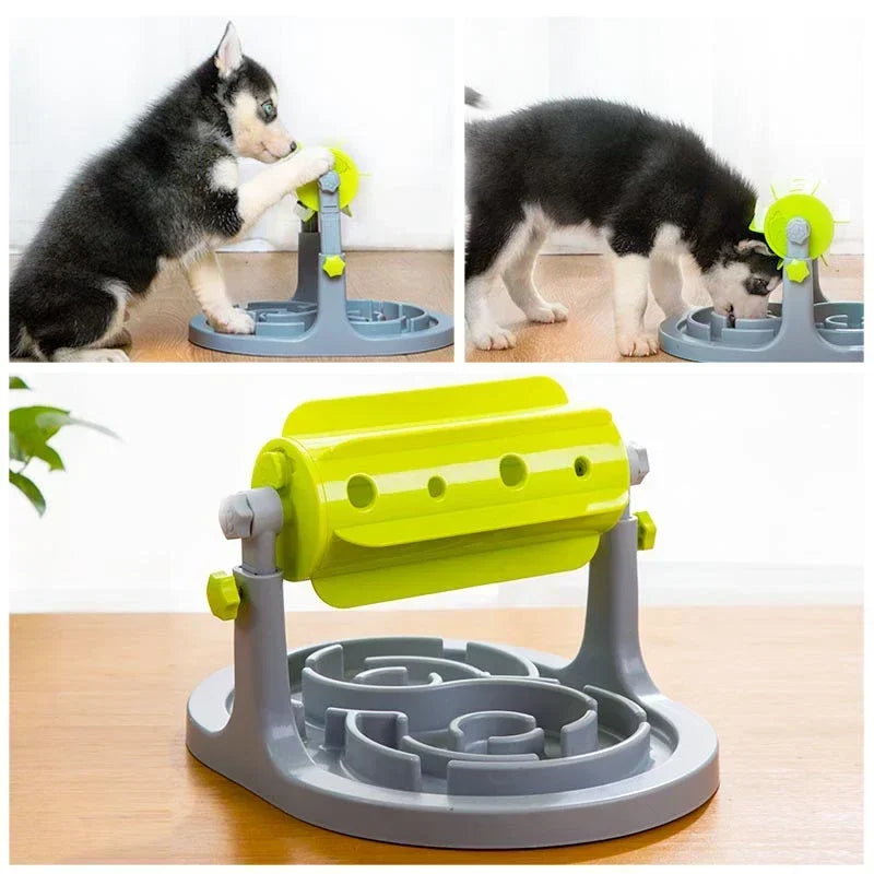 Dog Puzzle Roller Missing Food Toy Feeding