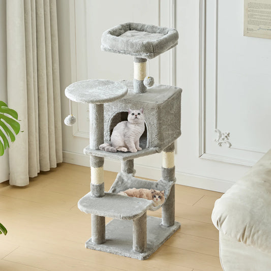 44in Tall Multi-Cat Climbing Tree Tower