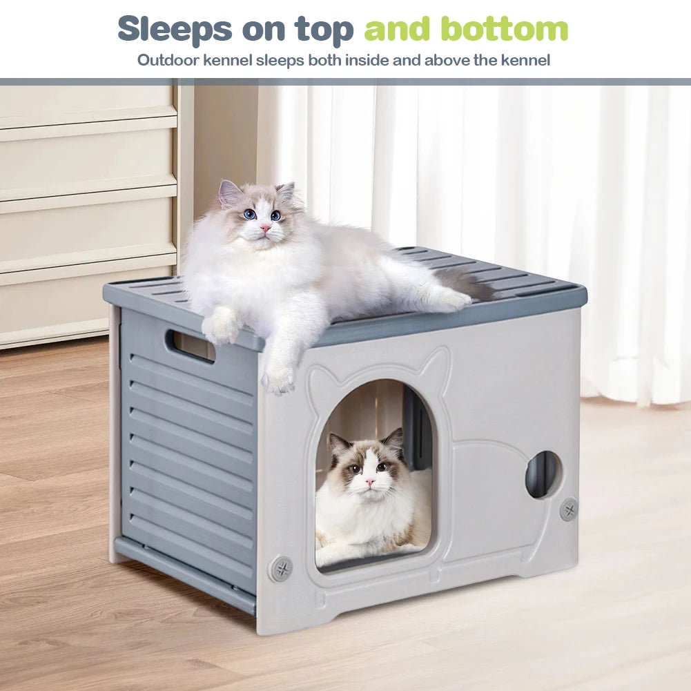 Stray Cat House Outdoor Rainproof Shelter