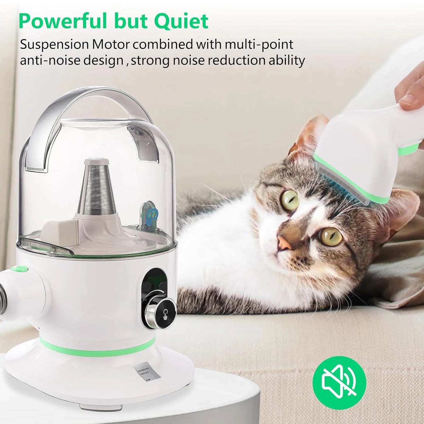 Pet Grooming Kit with 2L Vacuum