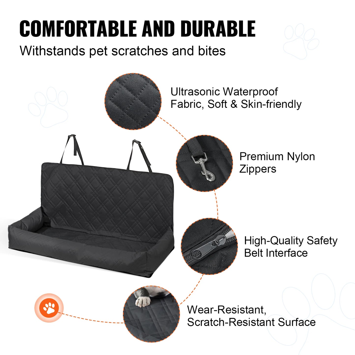 Waterproof Dog Booster Seat Pet Car Seat