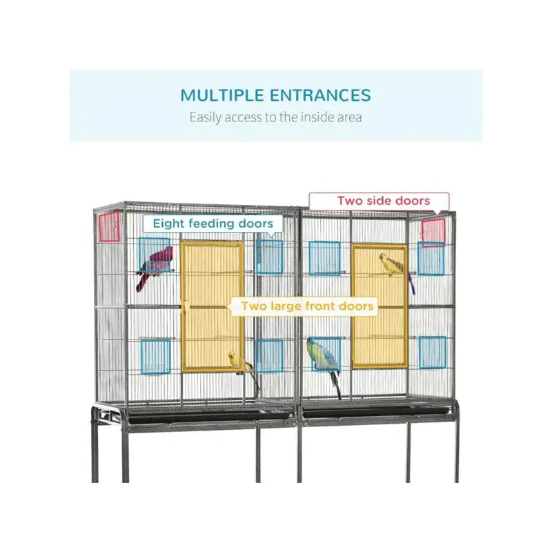 Bird Cage For Parrots, Finches, Canaries