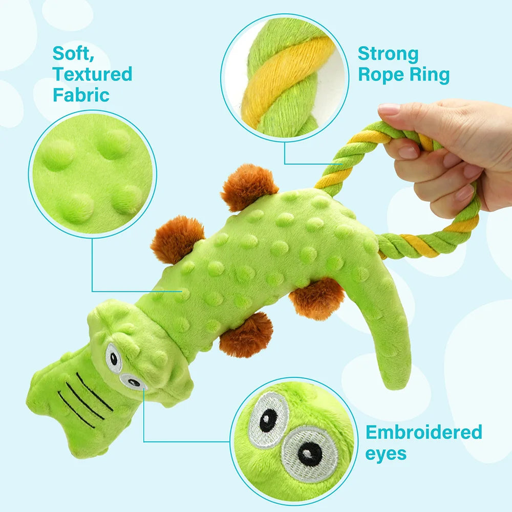 Squeaky Toy, 2 Pack, Tug of War