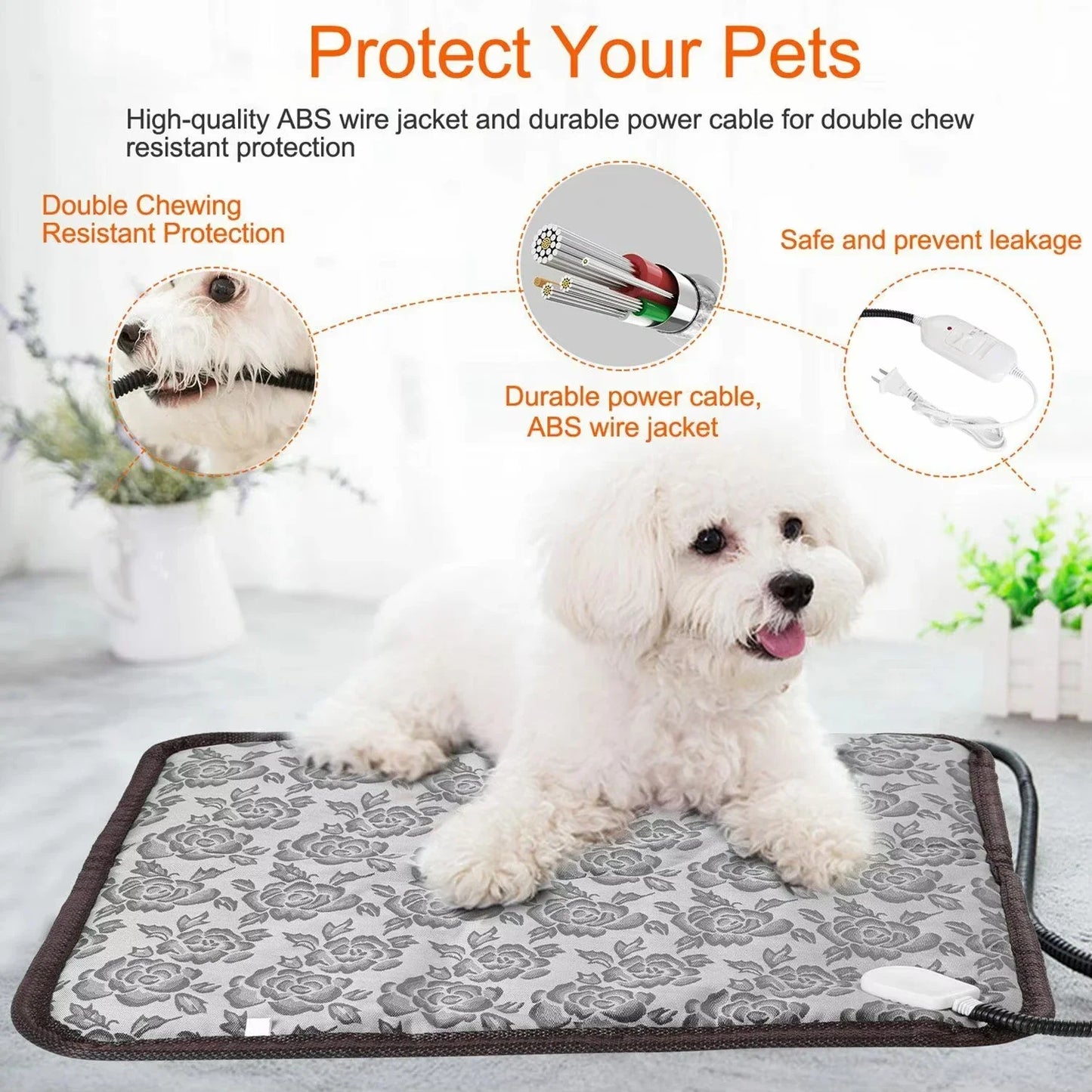 Heated Mat Pet Temperature Adjustable