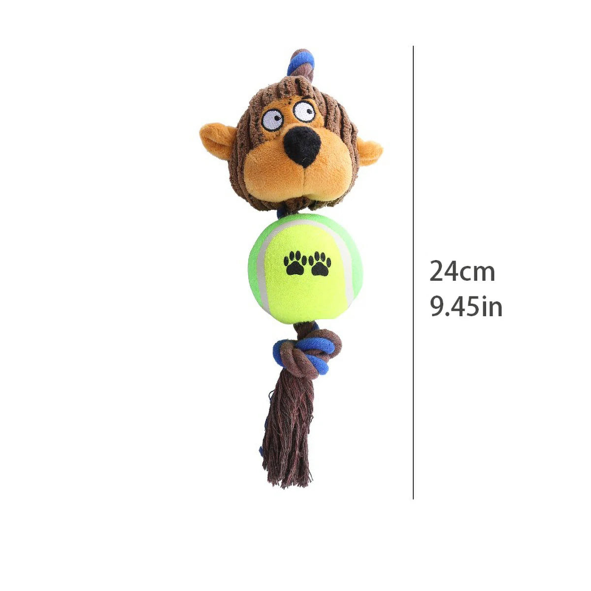 Sound making plush dog toy