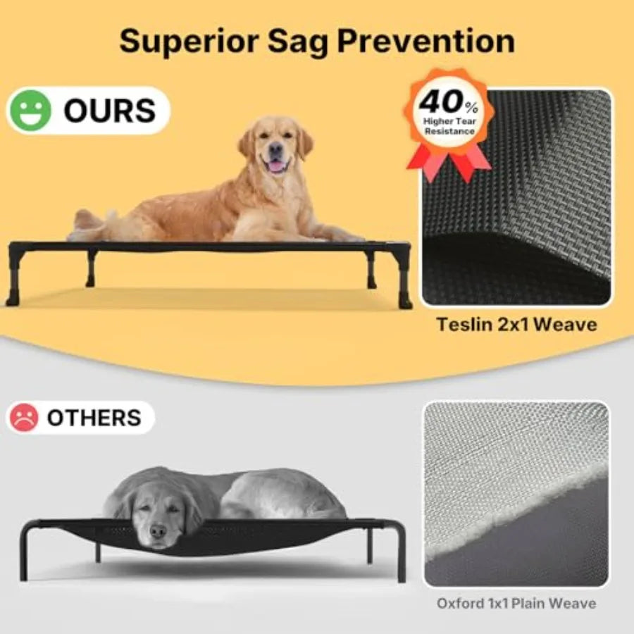 Outdoor Elevated Dog Bed for Large Dogs